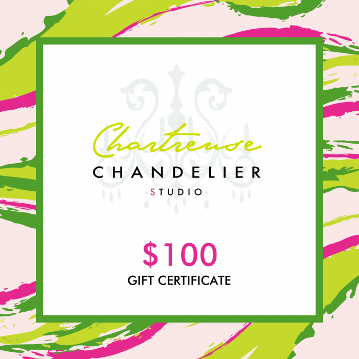Chartreuse Chandelier Studio Gift Certificate