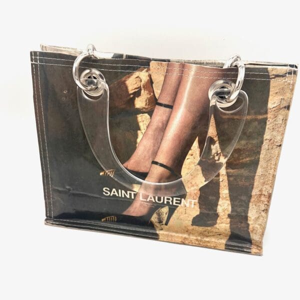 Saint Laurent Recycled Magazine Purse